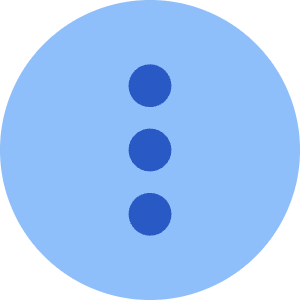 Vertical Menu Circle Icon from Core Flat Set
