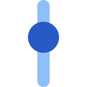 Vertical Slider 1 Icon from Core Flat Set