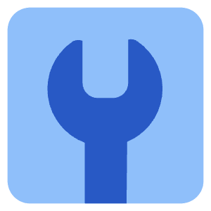 Wrench Square Icon from Core Flat Set