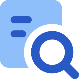 Zoom Document Icon from Core Flat Set