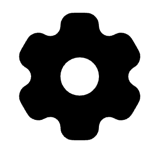 Settings Icon from Solar Bold Set