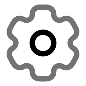 Settings Icon from Solar Line Duotone Set