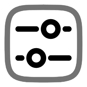 Tuning Square 3 Icon from Solar Line Duotone Set
