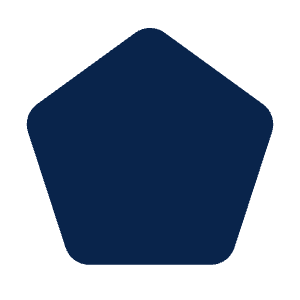 Pentagon Fill Icon from Mingcute Fill Set