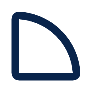 Sector Line Icon from Mingcute Line Set