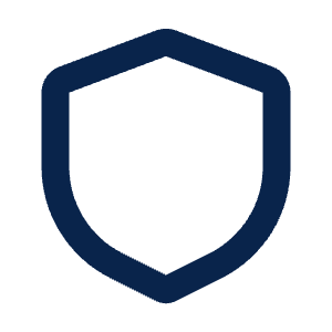 Shield Shape Line Icon from Mingcute Line Set