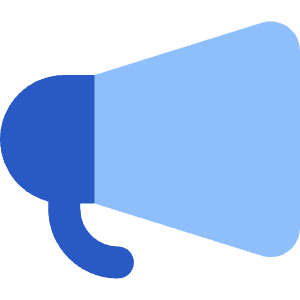 Megaphone 2 Icon from Core Flat Set