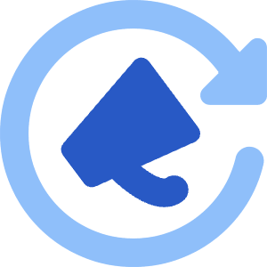 Megaphone Refresh Icon from Core Flat Set