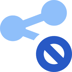 Share Link Block Icon from Core Flat Set