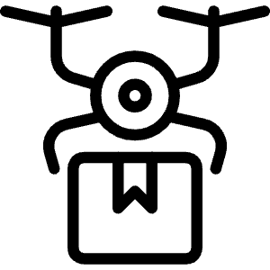 Delivery Drone Icon from Ultimate Light - Free Set