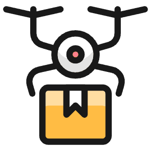 Delivery Drone Icon from Ultimate Colors - Free Set