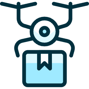 Delivery Drone Icon from Ultimate Duotone - Free Set