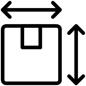 Package Dimension Icon from Ultimate Light - Free Set