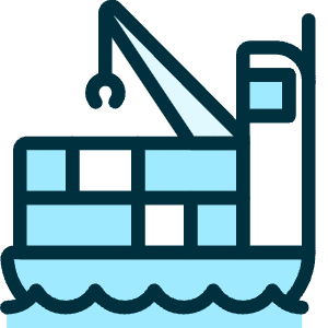 Shipment Cargo Boat Icon from Ultimate Duotone - Free Set