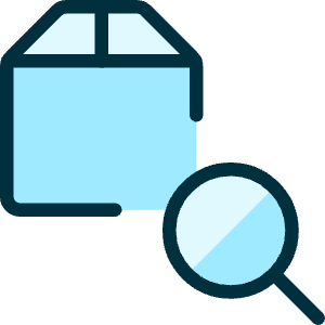 Shipment Search Icon from Ultimate Duotone - Free Set