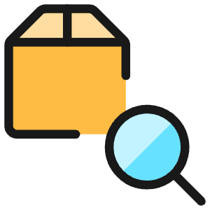 Shipment Search Icon from Ultimate Colors - Free Set