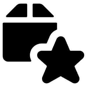Shipment Star Icon from Ultimate Bold - Free Set