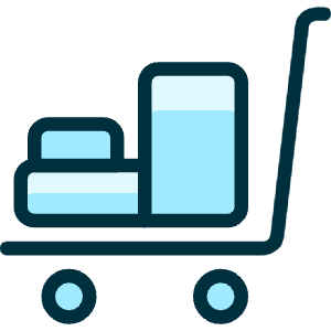 Warehouse Cart Packages 2 Icon from Ultimate Duotone - Free Set