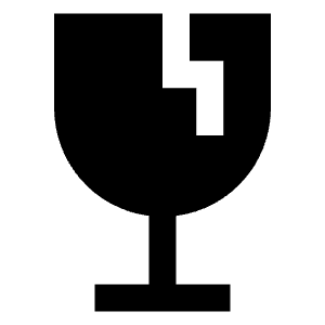 Fragile Icon from Sharp Solid - Free Set