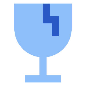 Fragile Icon from Sharp Flat - Free Set