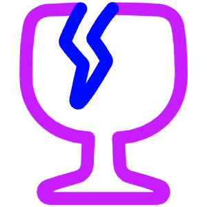 Fragile Icon from Plump Neon - Free Set