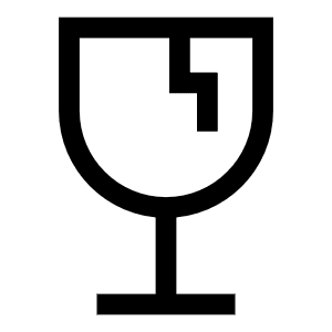 Fragile Icon from Sharp Line - Free Set