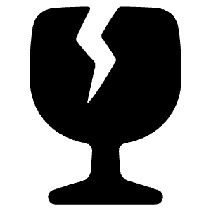 Fragile Icon from Plump Solid - Free Set