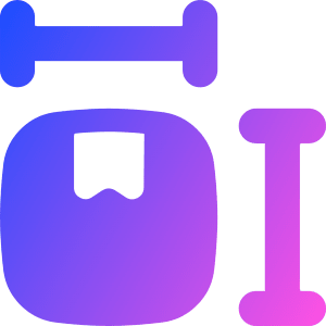 Package Dimension Icon from Flex Gradient - Free Set
