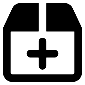 Shipment Add Icon from Core Remix - Free Set