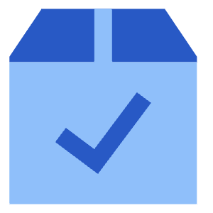 Shipment Check Icon from Sharp Flat - Free Set