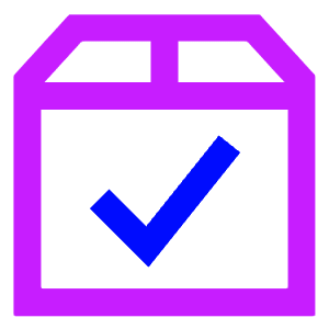 Shipment Check Icon from Sharp Neon - Free Set
