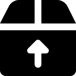 Shipment Upload Icon from Core Solid - Free Set