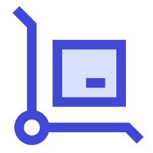 Transfer Cart Icon from Sharp Duo - Free Set
