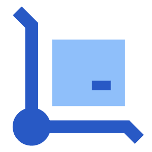 Transfer Cart Icon from Sharp Flat - Free Set