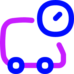 Transfer Truck Time Icon from Flex Neon - Free Set