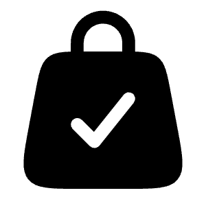 Bag Check Icon from Solar Bold Set