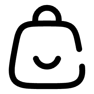 Bag Smile Icon from Solar Broken Set