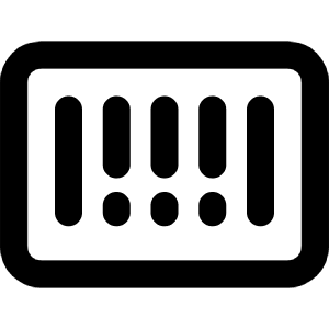 Barcode Icon from Ultimate Bold - Free Set