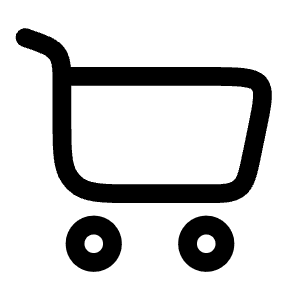 Cart Large Minimalistic Icon from Solar Linear Set