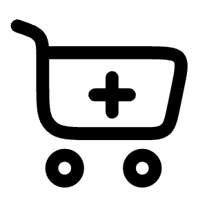 Cart Plus Icon from Solar Linear Set