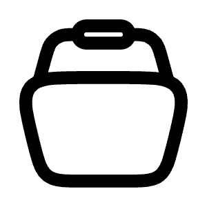 Cart Icon from Solar Linear Set