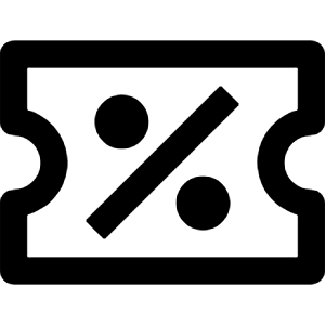 Discount Coupon Icon from Nova Line - Free Set