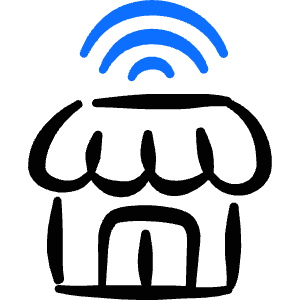 E Commerce Online Shop Icon from Freehand Duotone - Free Set