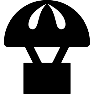 Shipping Parashoot Drop Icon from Nova Solid - Free Set