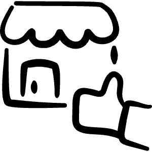 Shop Like Icon from Freehand Line - Free Set