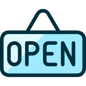 Shop Sign Open Icon from Ultimate Duotone - Free Set