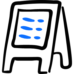 Shop Street Sign Icon from Freehand Duotone - Free Set