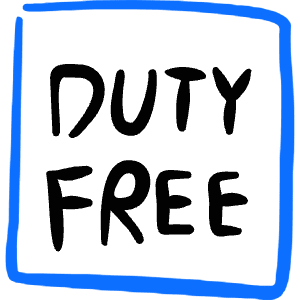 Shopping Bag Duty Free Icon from Freehand Duotone - Free Set