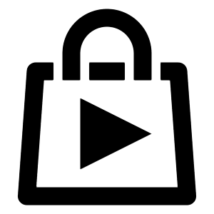Shopping Bag Media Icon from Nova Line - Free Set