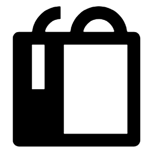 Shopping Bag Side Icon from Nova Line - Free Set